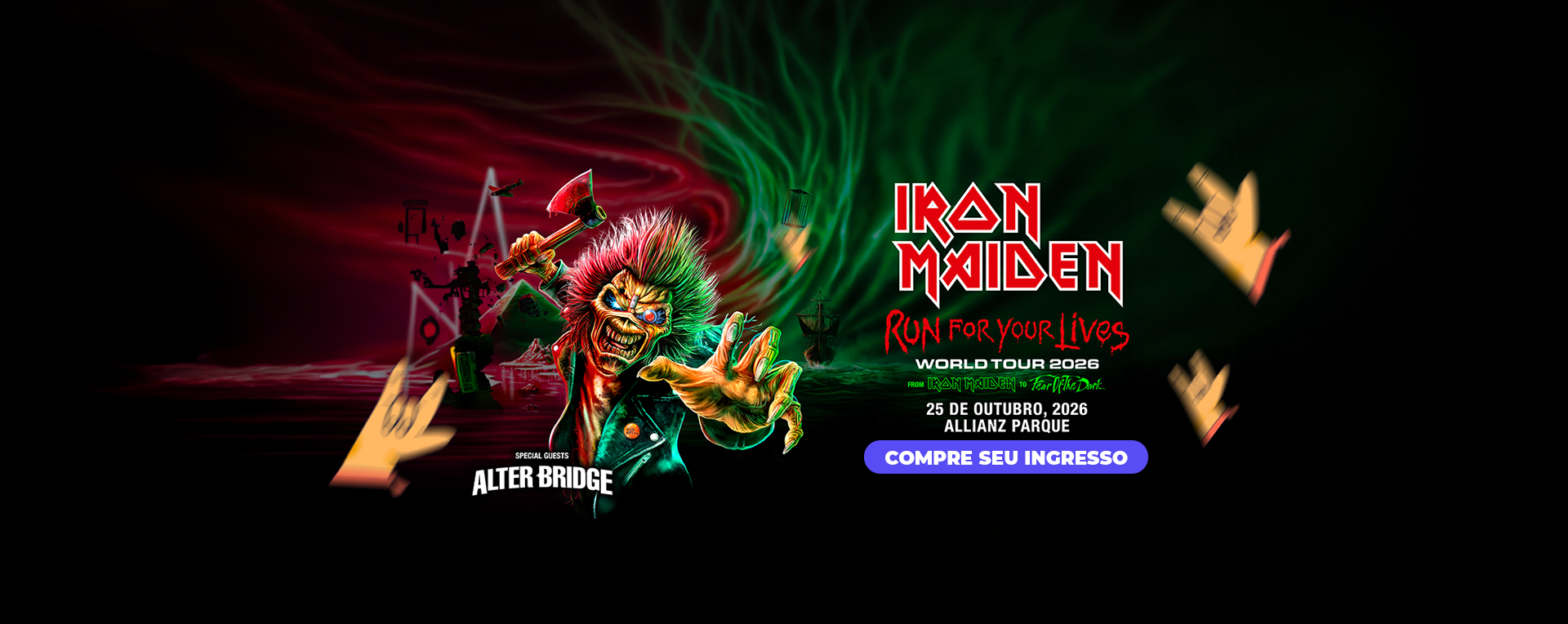 Iron Maiden - Run For Your Lives World Tour 2026